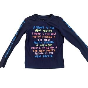 Rockets of Awesome Kids Long Sleeve‎ Graphic Tee Size 8 Navy